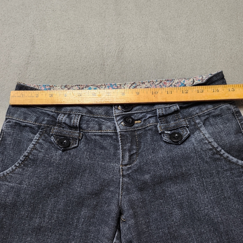 Kismet Jean Bermuda shorts Women's Dark Wash Denim Shorts Sz 8 - Picture 11 of 11